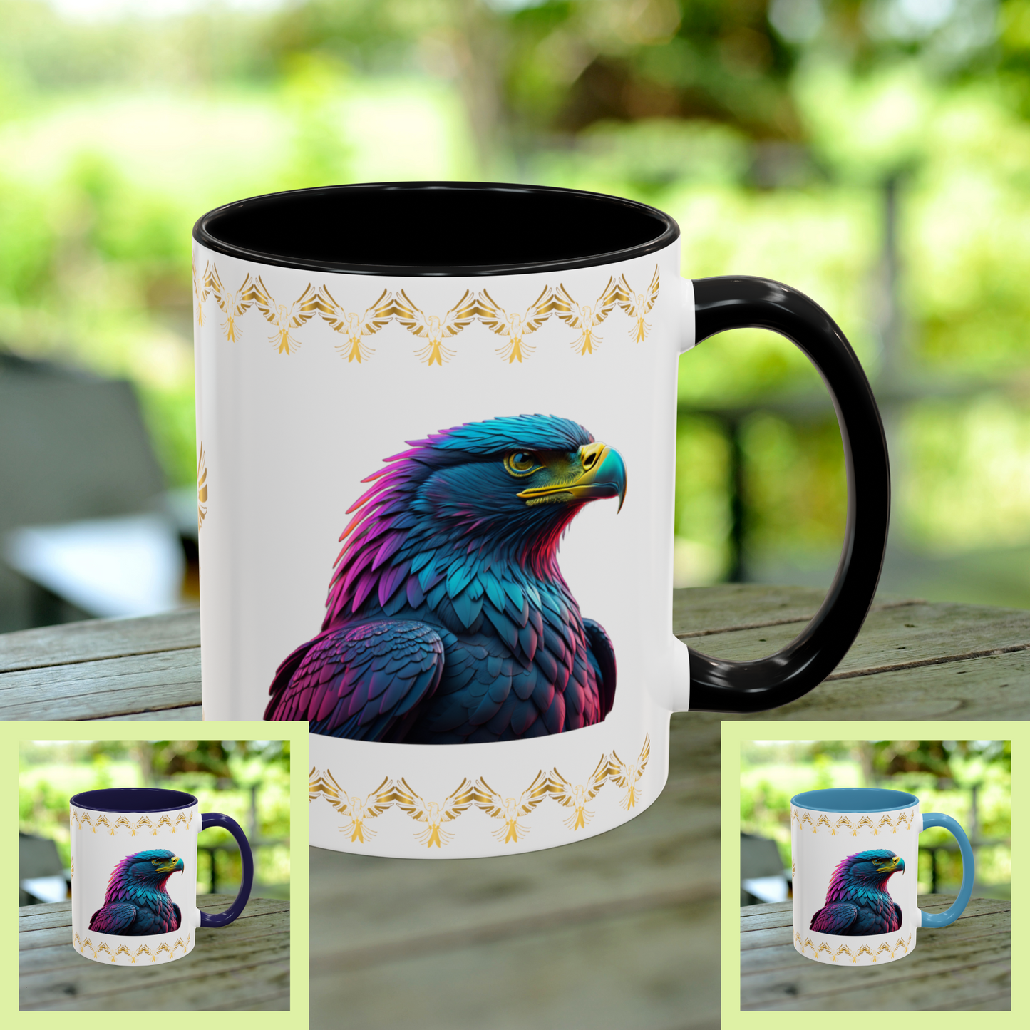 Eagle's Fortitude: Eagle Accent Coffee Mug (11, 15oz)