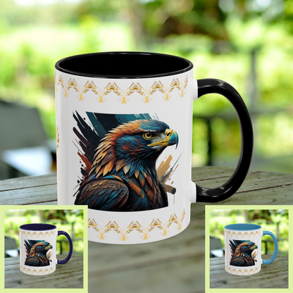 Raptor Resilience: Eagle Accent Coffee Mug (11, 15oz)