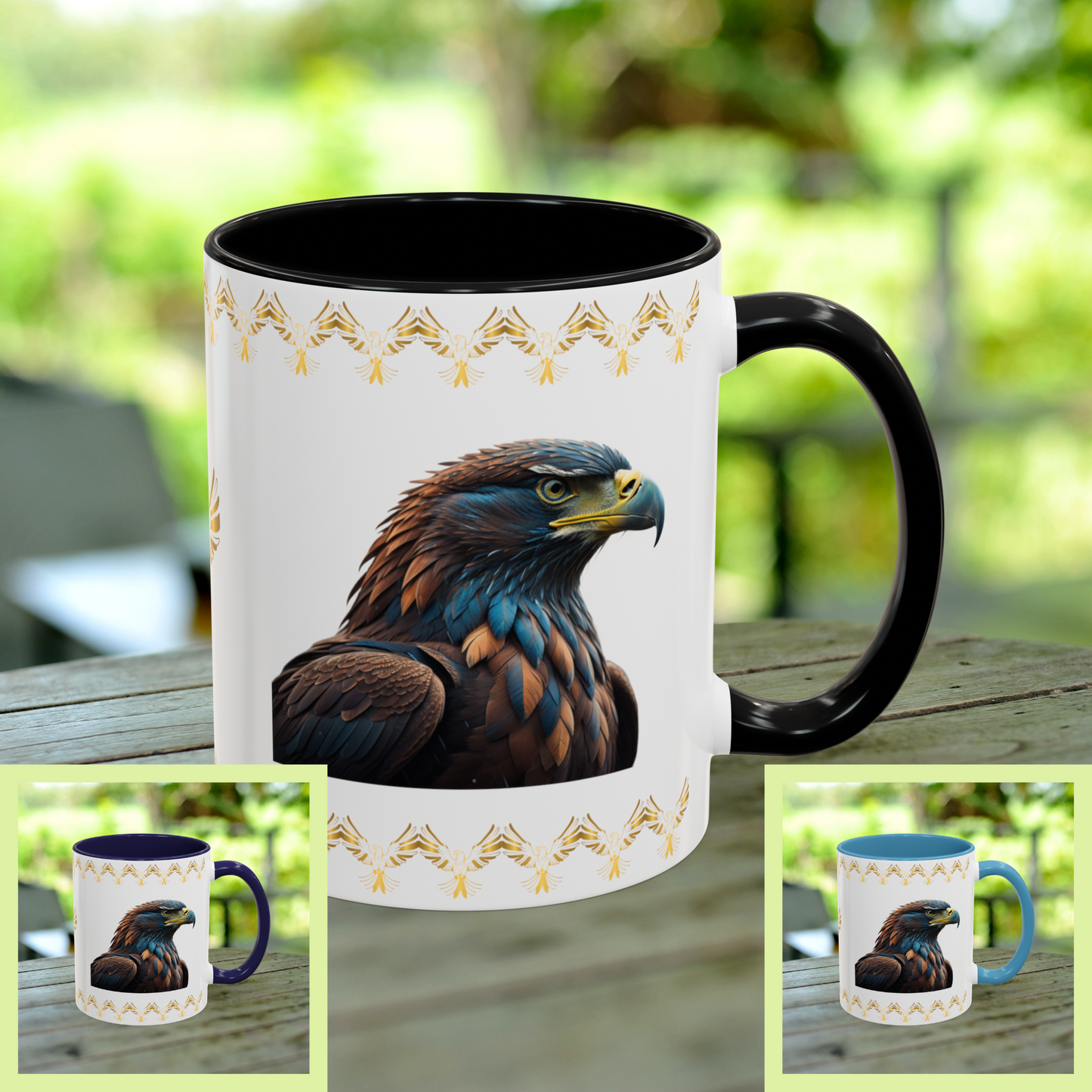 Talon Resilience: Eagle Accent Coffee Mug (11, 15oz)