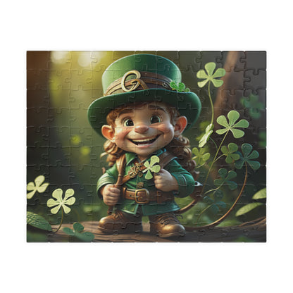 Mindful Leprechaun - St. Patrick's Day Mental Health Puzzle