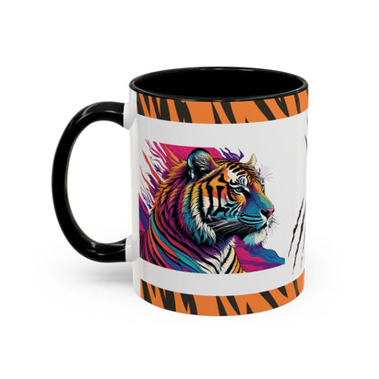 Majestic Mindfulness Tiger Edition: Tiger Accent Coffee Mug (11, 15oz)