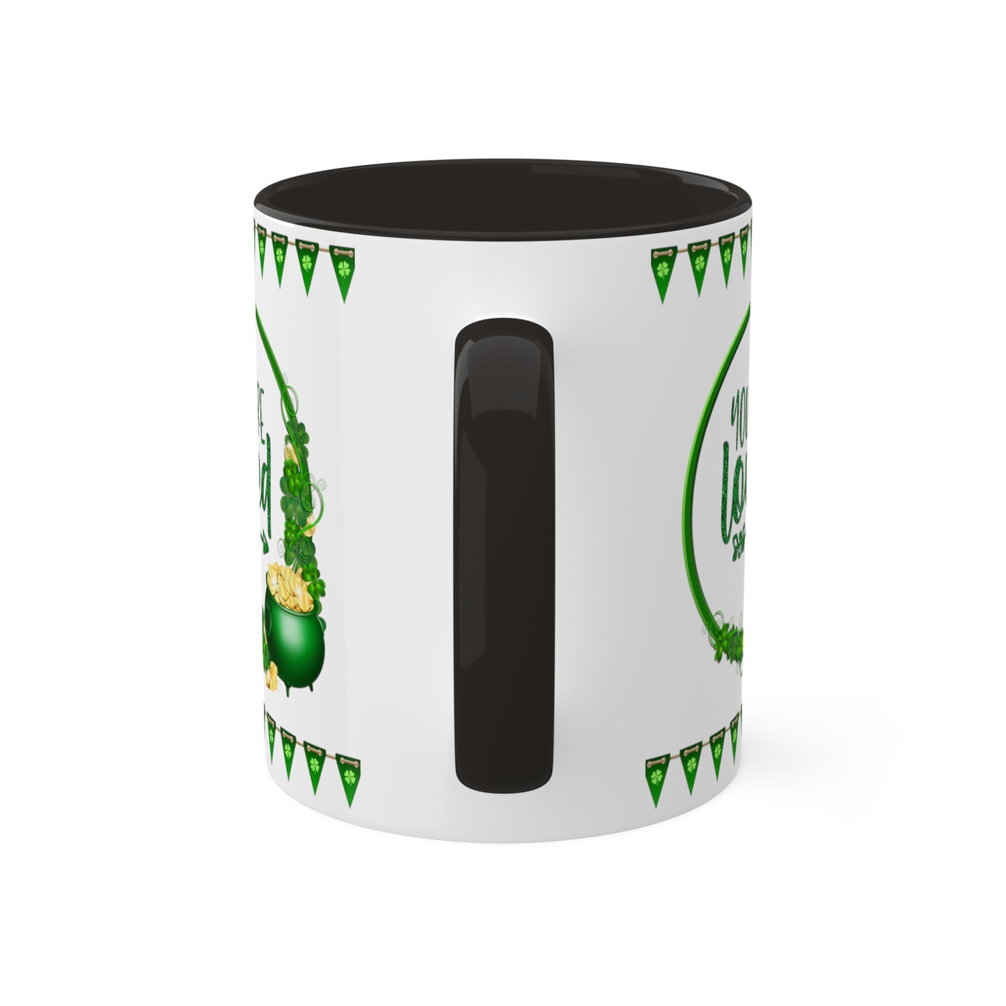 You Are Loved - Inspirational St. Patrick's Day Two-Tone Coffee Mug