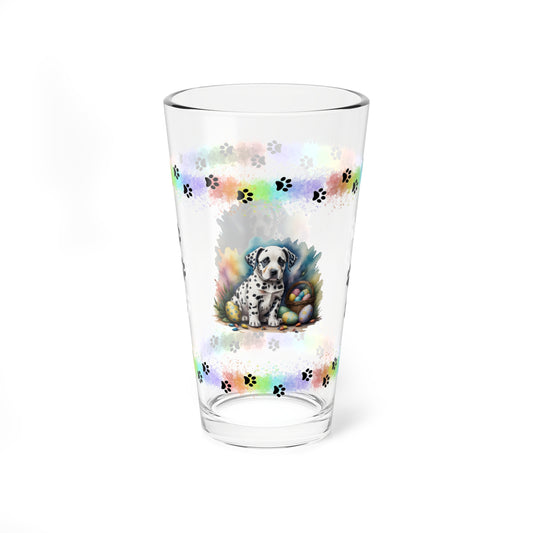 Dalmation - Pawsitively Joyful Easter Puppy - Pint Glass, 16oz