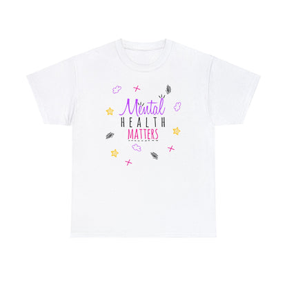 Mental Health Matters - Depression Awareness Unisex Heavy Cotton Tee