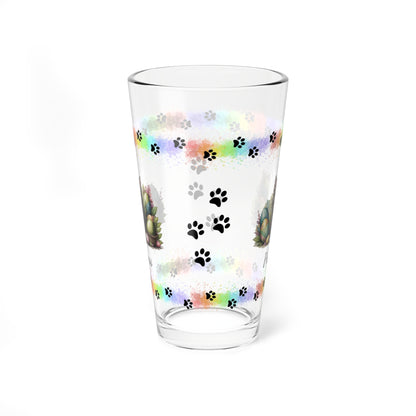 Maine Coon Easter Kitten 16oz Pint Glass - Personalized Cat-Themed Gift, Mental Health Drinkware, Holiday Décor & Easter Celebration