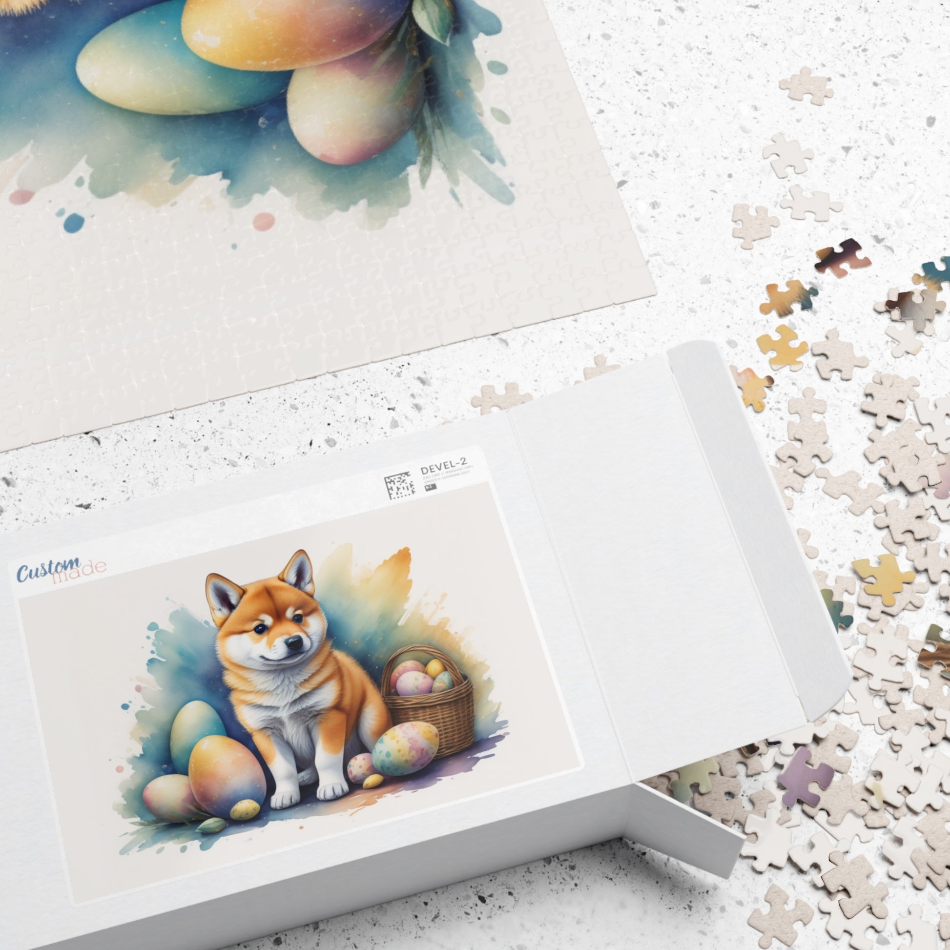 Shiba Inu - Hoppy Paws Easter Delight Mental Health Puzzle