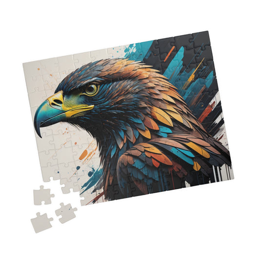 Eagle's Strength Resilience - Eagle-themed Mental Health Puzzle