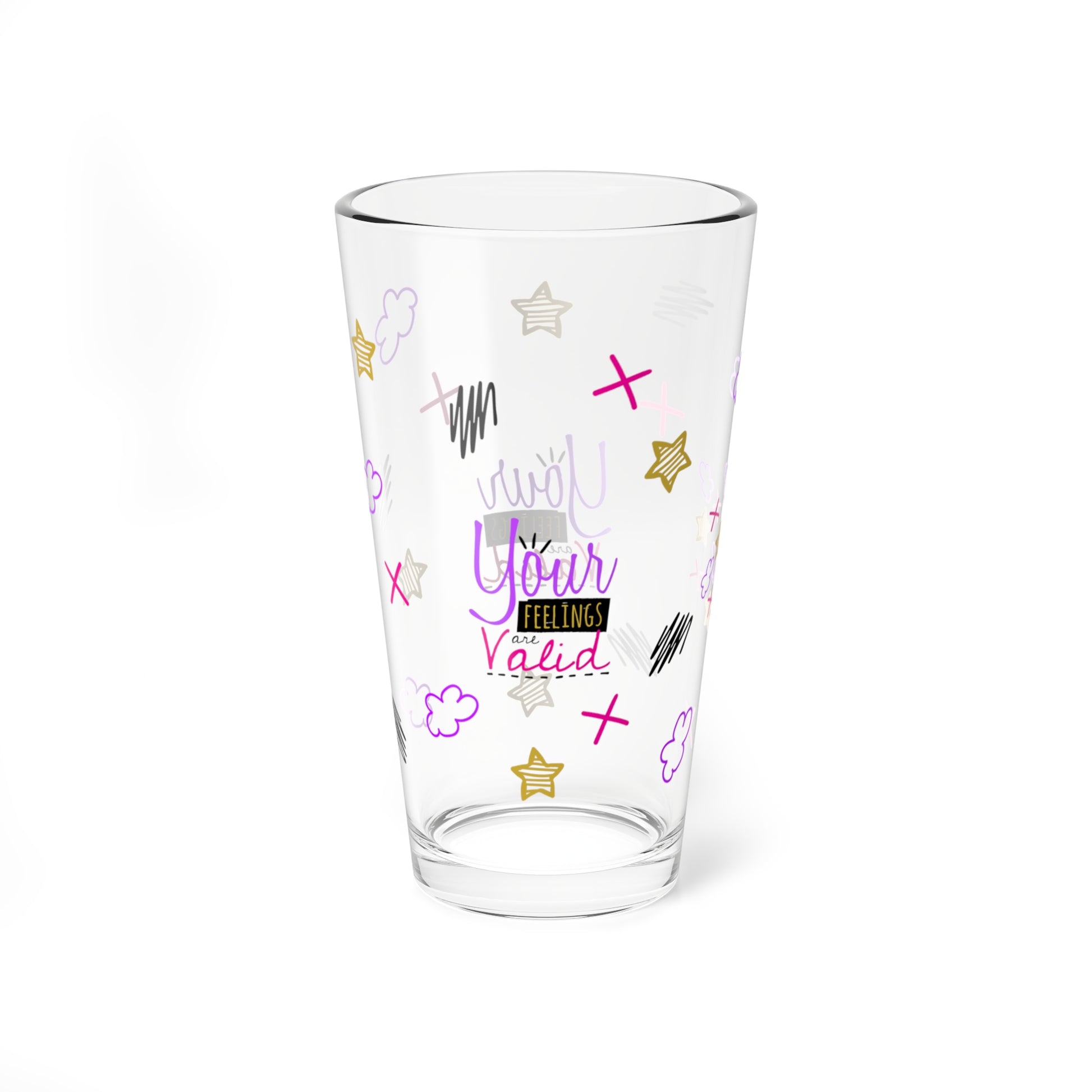 Your Feelings Are Valid - Depression Awareness - Pint Glass