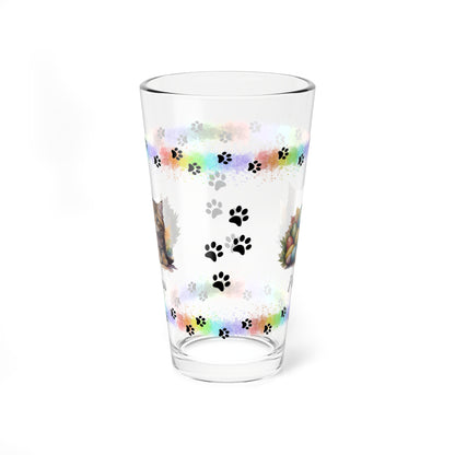 Siberian Easter Kitten 16oz Pint Glass - Personalized Cat-Themed Gift, Mental Health Drinkware, Holiday Décor & Easter Celebration