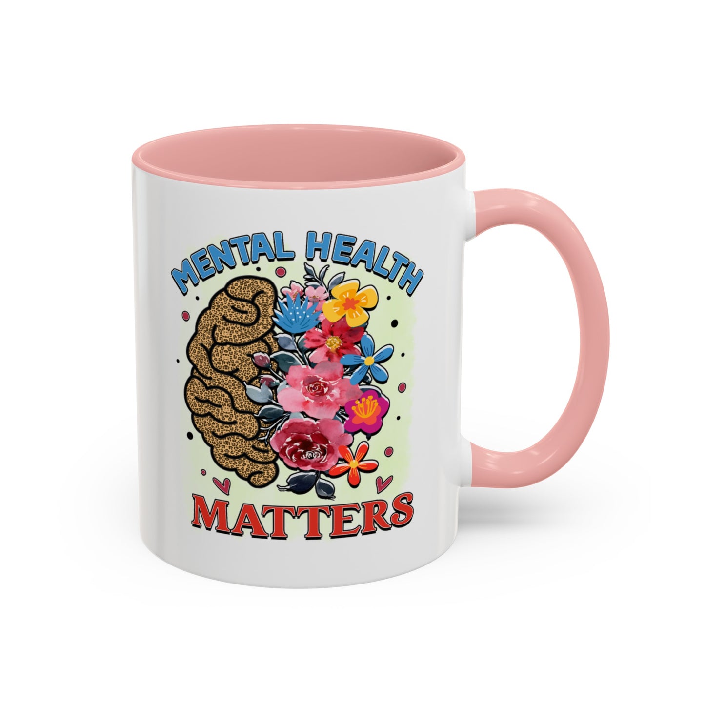 Mental Health Matters - Accent Coffee Mug (11, 15oz)