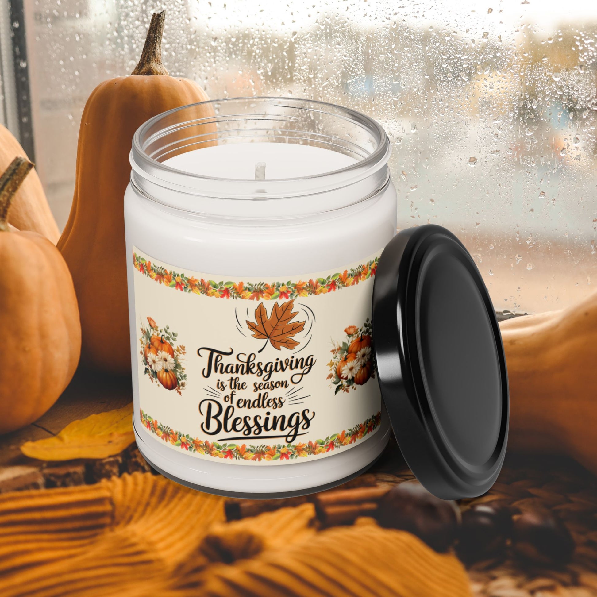 Thanksgiving Is The Season Of Endless Blessings - Thanksgiving Scented Candle, 9oz