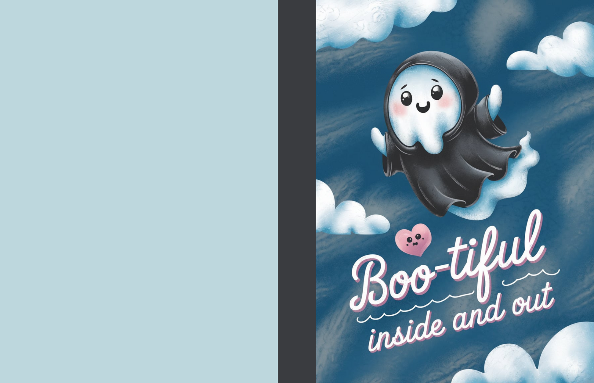 Boo-tiful Inside And Out Composition Notebook