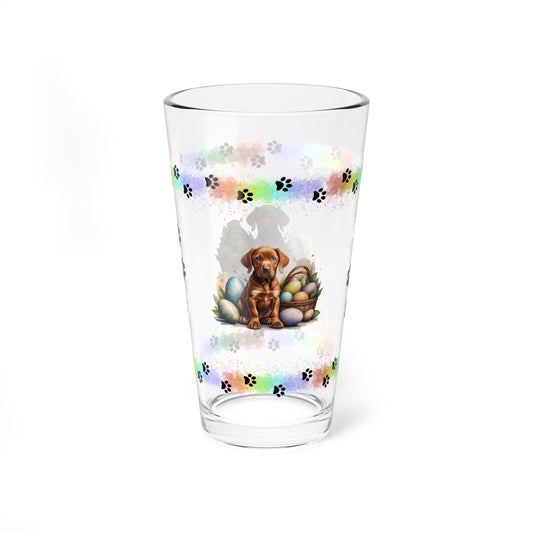 Vizsla - Pawsitively Joyful Easter Puppy - Pint Glass, 16oz