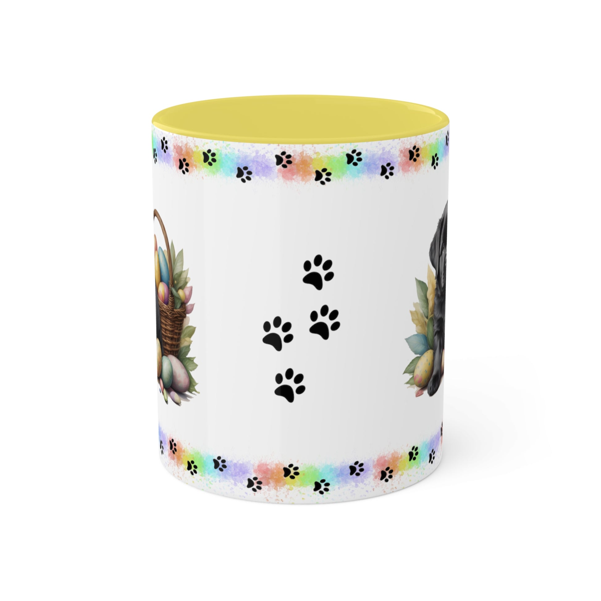 Newfoundland - Eggstra-Adorable Easter Puppy Two-Tone Coffee Mug, 11oz