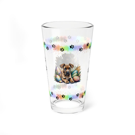 Great Dane - Pawsitively Joyful Easter Puppy - Pint Glass, 16oz