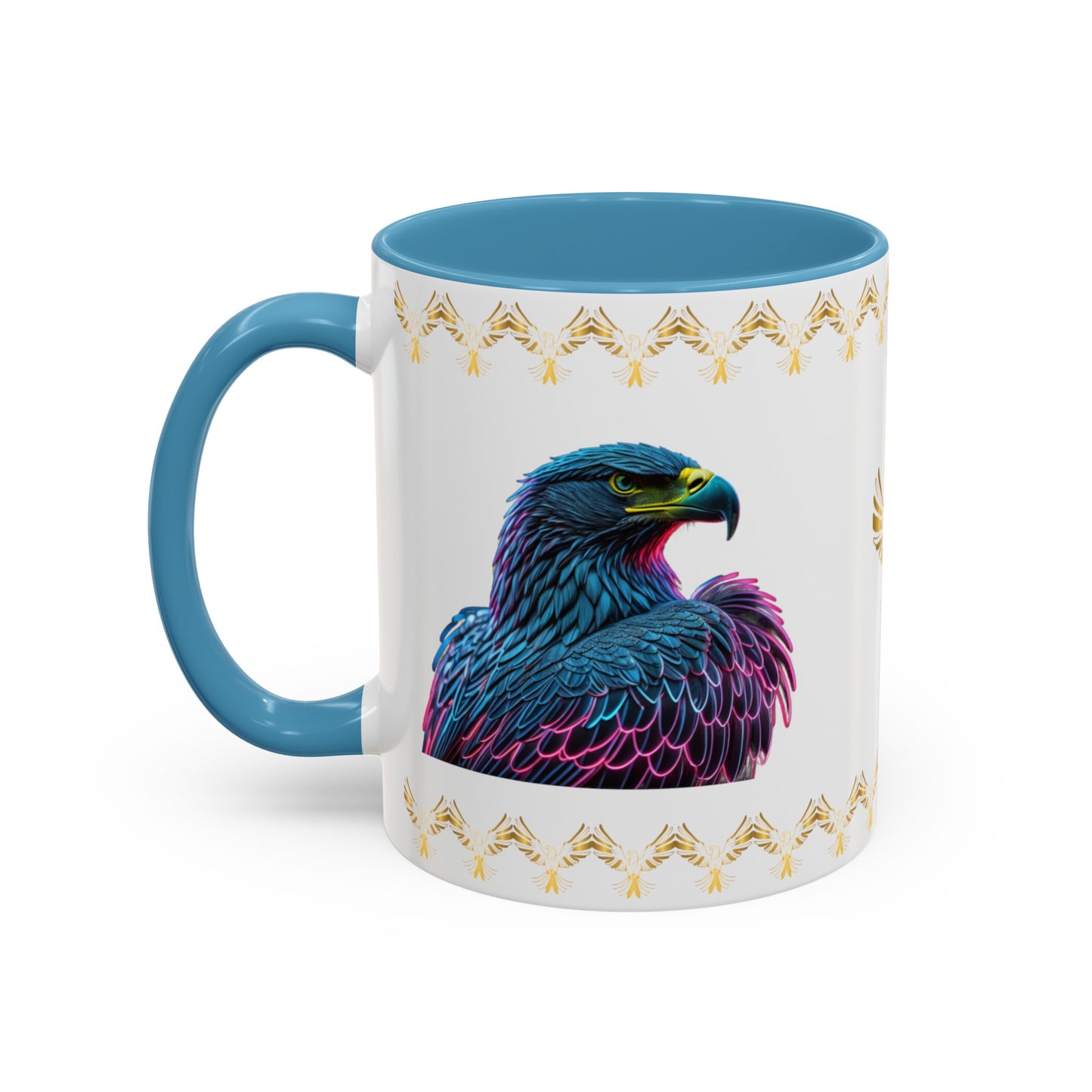 Wings of Resilience: Eagle Accent Coffee Mug (11, 15oz)