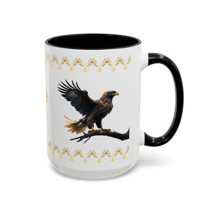 Sky Majesty Triumph: Eagle Accent Coffee Mug (11, 15oz)