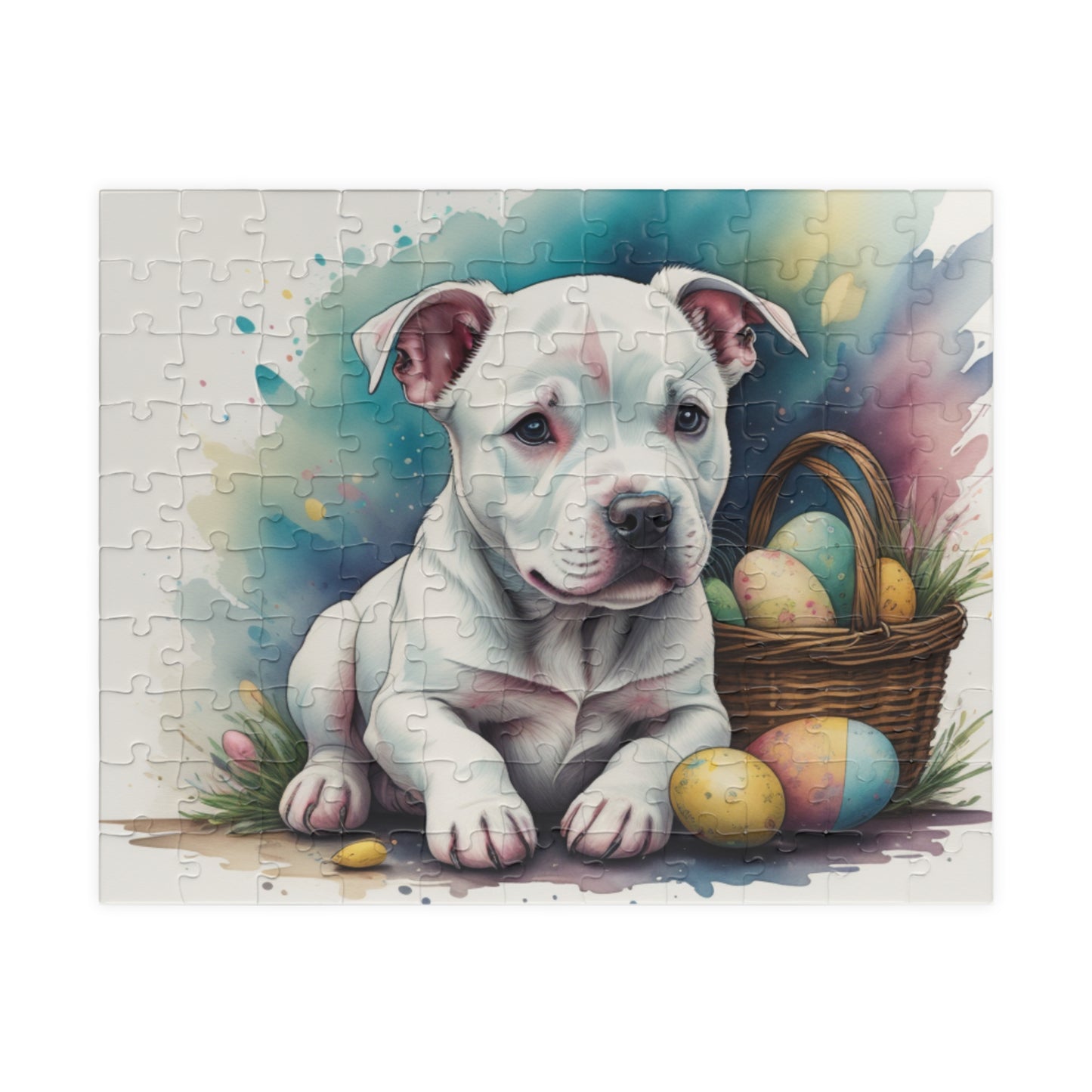 Pitbull - Hoppy Paws Easter Delight Mental Health Puzzle