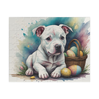 Pitbull - Hoppy Paws Easter Delight Mental Health Puzzle