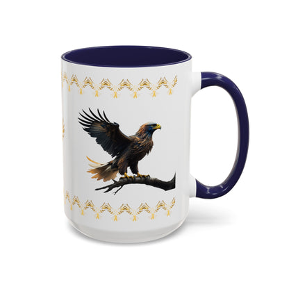 Sky Majesty Triumph: Eagle Accent Coffee Mug (11, 15oz)