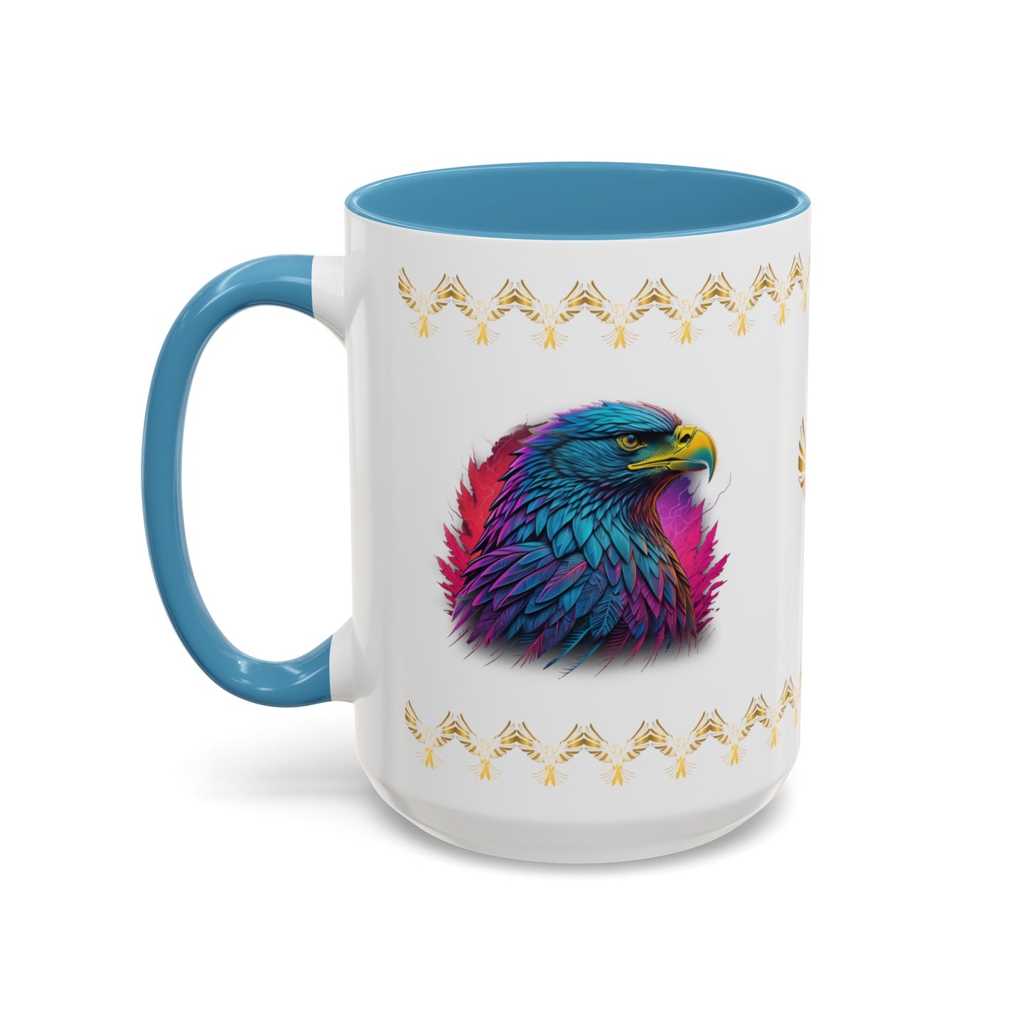 Triumphant Talons: Eagle Accent Coffee Mug (11, 15oz)