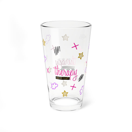 Therapy Add Life To Days - Depression Awareness - Pint Glass