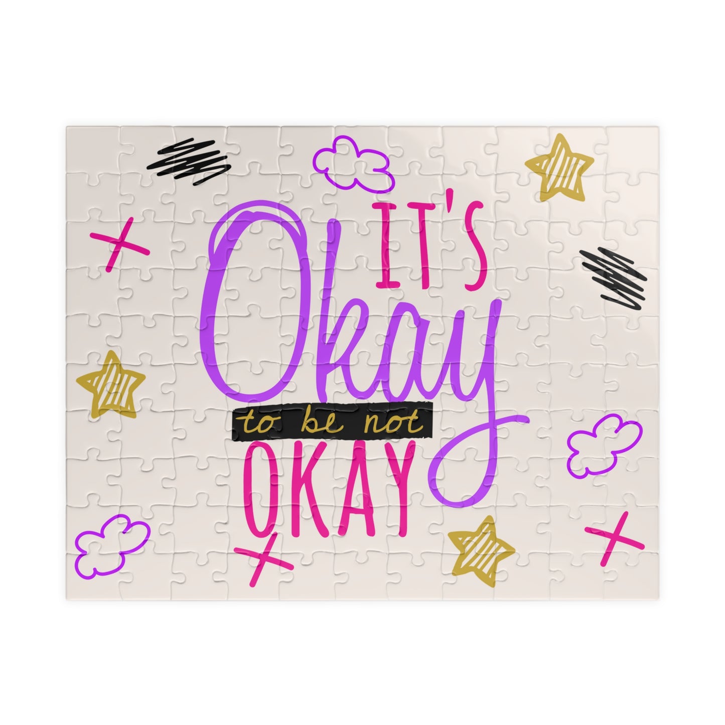 It's Okay To Be Not Okay - Doodles - Puzzle