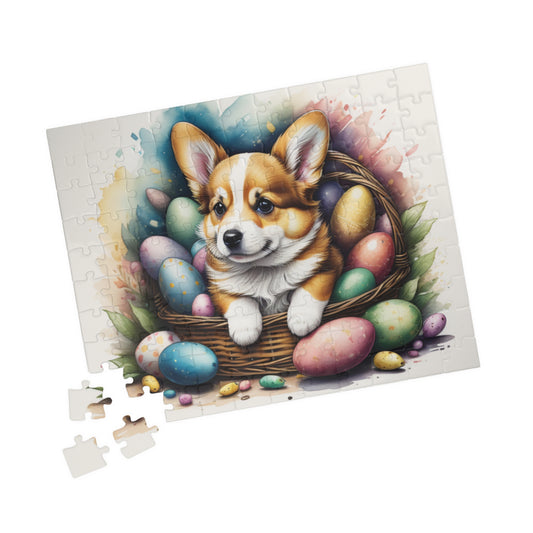 Corgi - Hoppy Paws Easter Delight Mental Health Puzzle