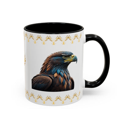 Talon Resilience: Eagle Accent Coffee Mug (11, 15oz)