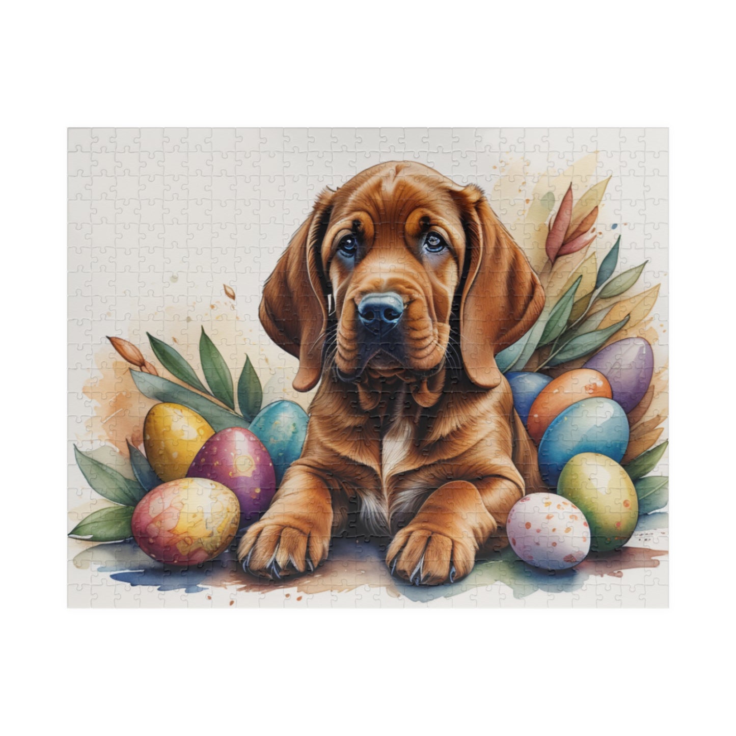 Bloodhound - Hoppy Paws Easter Delight Mental Health Puzzle