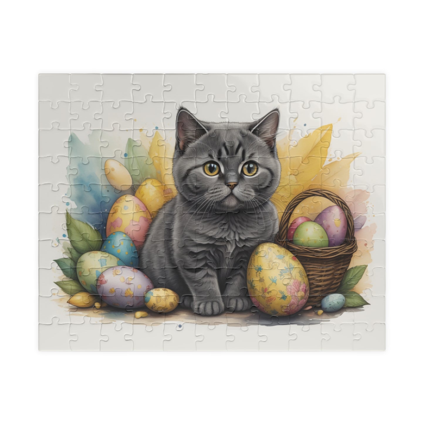 British Shorthair - Hoppy Paws Easter Delight Mental Health Puzzle