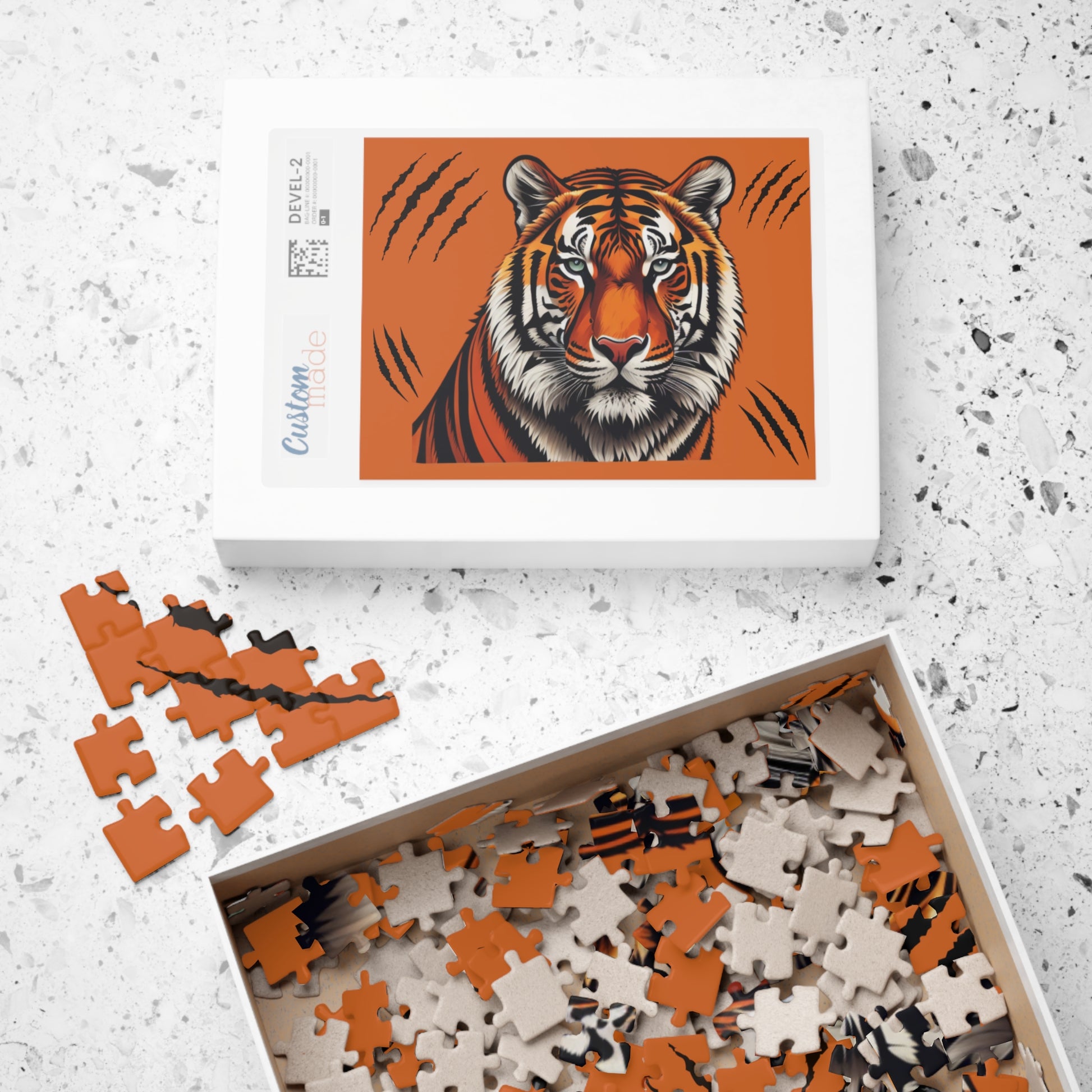 Strength Unleashed: Tiger Jigsaw Puzzle