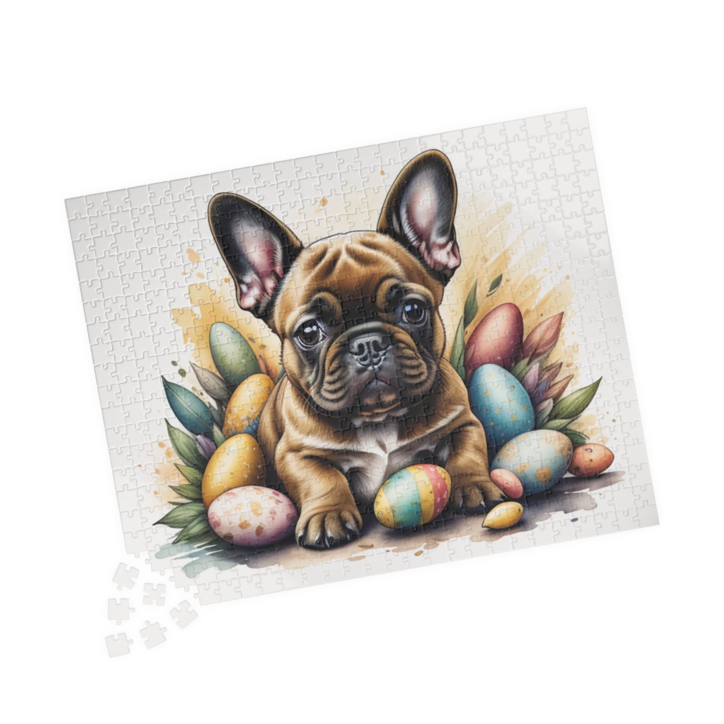 French Bulldog (Fawn) Easter Puppy Puzzle - Dog Lovers, Mental Health Benefits, Holiday Fun, Mindfulness, Stress Relief, Festive Gift