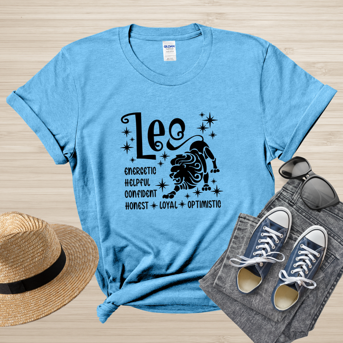 Leo Zodiac T-Shirt, Astrology Shirt for Leo, Horoscope Gift, Leo Birthday, Leo Season Gift, Perfect Gift for Leo, Leo Zodiac Sign Tee