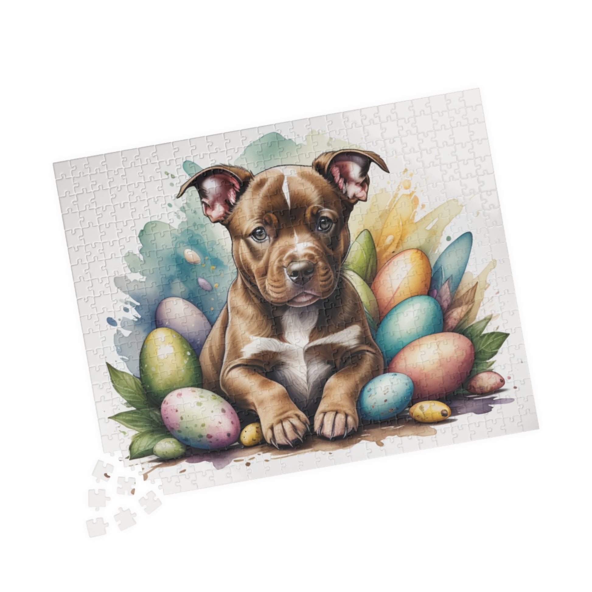 Pitbull - Hoppy Paws Easter Delight Mental Health Puzzle