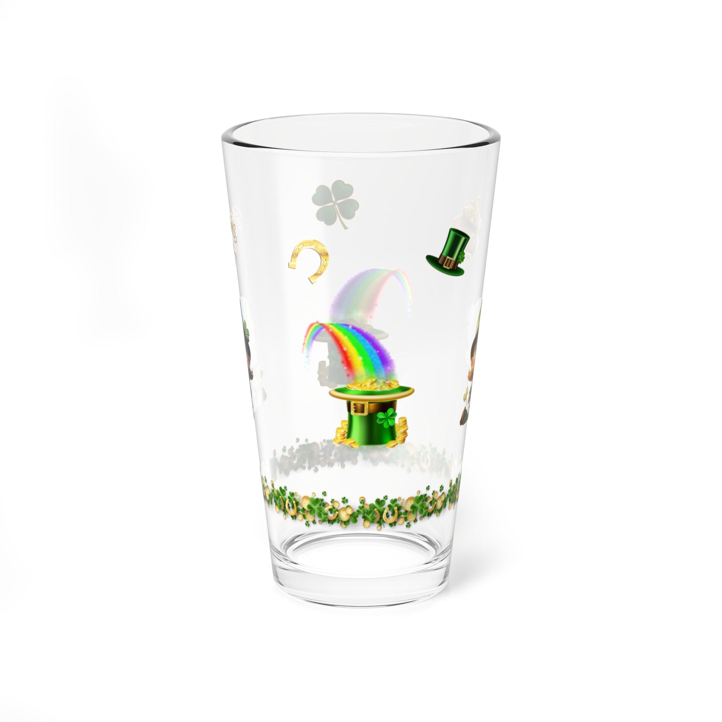 Mindful Mischief Leprechaun Logic - St. Patrick's Day Pint Glass, 16oz