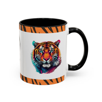 Roar to Renewal: Tiger Accent Coffee Mug (11, 15oz)