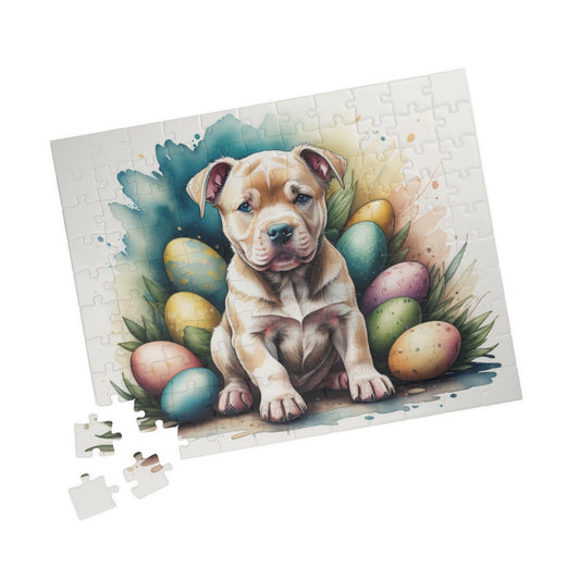 Pitbull - Hoppy Paws Easter Delight Mental Health Puzzle