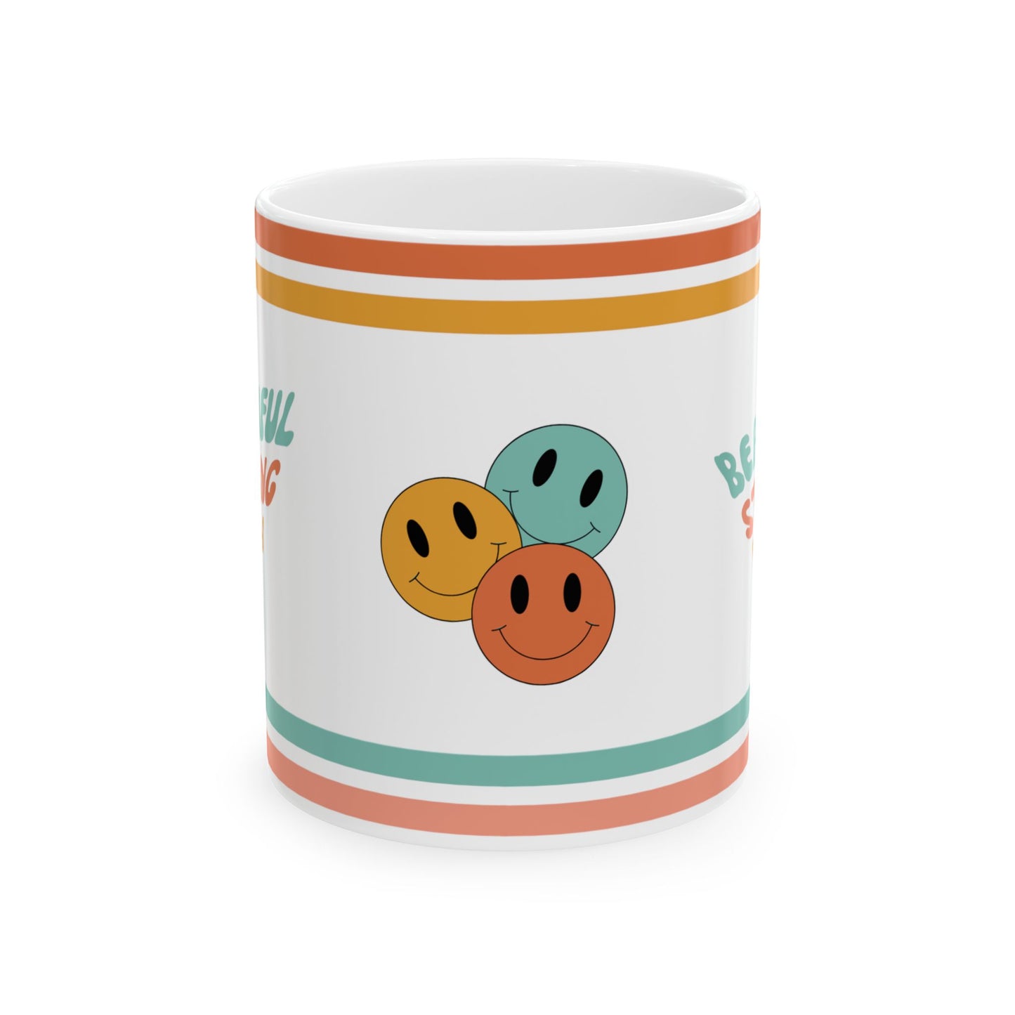 Beautiful Strong Fiera Retro Ceramic Mug, (11oz, 15oz)