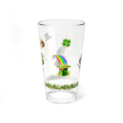 Blissful Blarney Kitten - St. Patrick's Day Pint Glass, 16oz