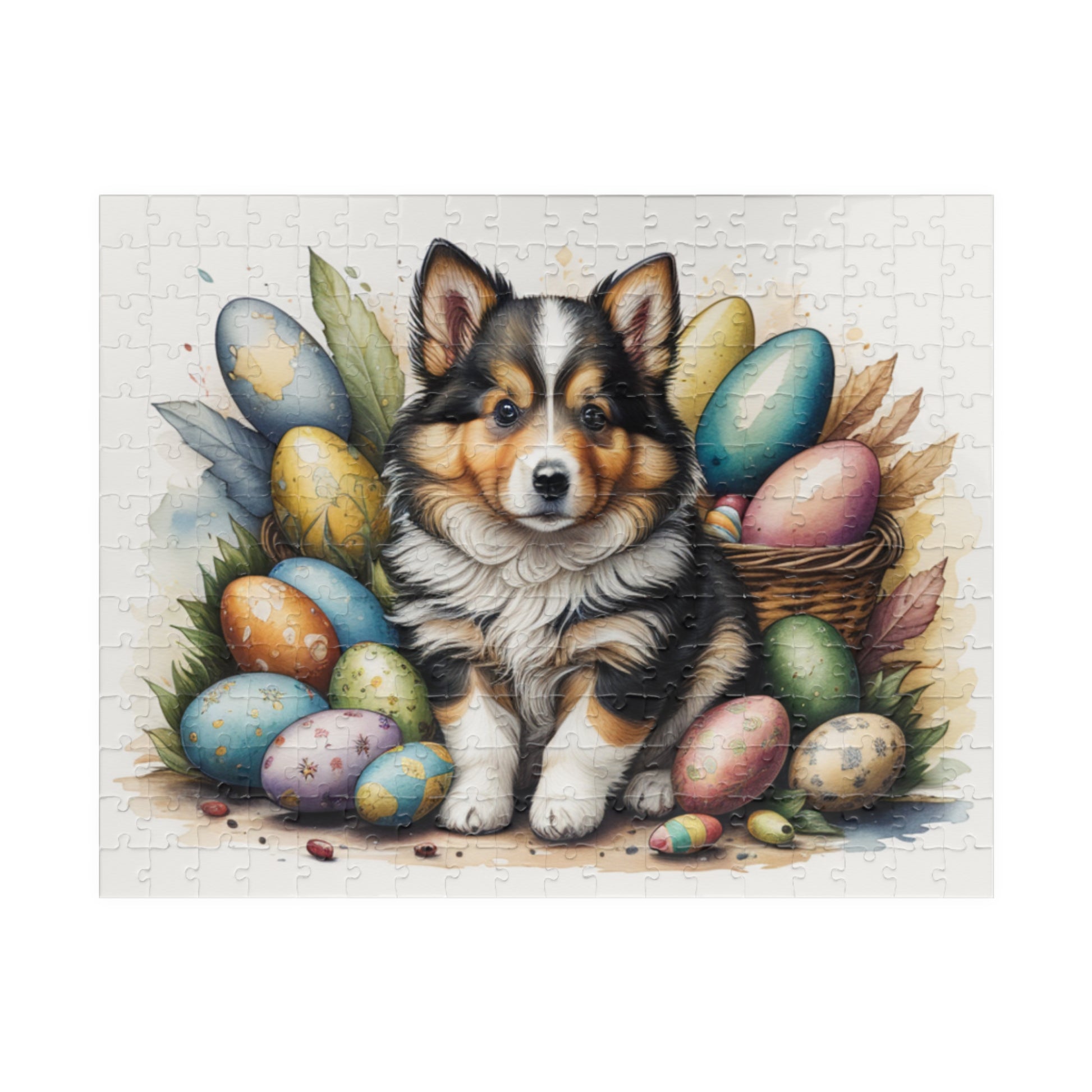 Shetland Sheepdog - Hoppy Paws Easter Delight Mental Health Puzzle