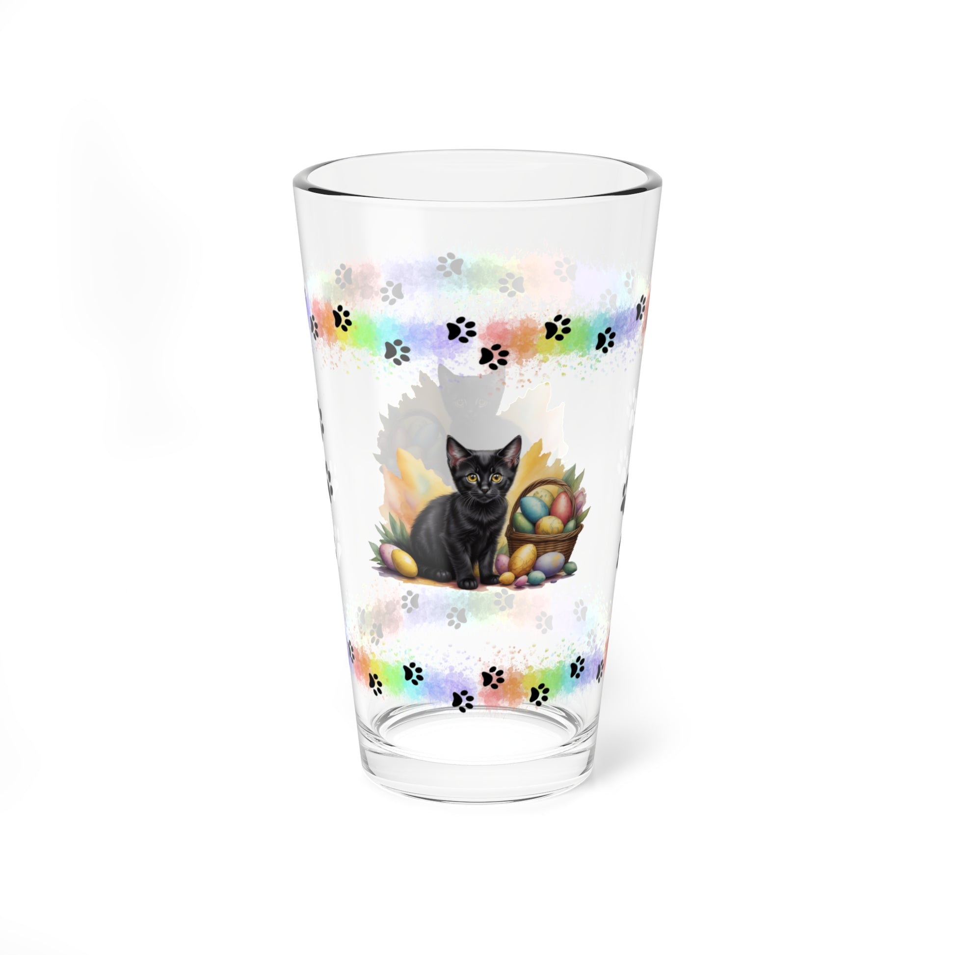 Bombay - Pawsitively Joyful Easter Kitten - Pint Glass, 16oz