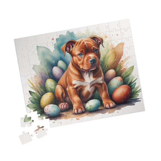 Pitbull - Hoppy Paws Easter Delight Mental Health Puzzle