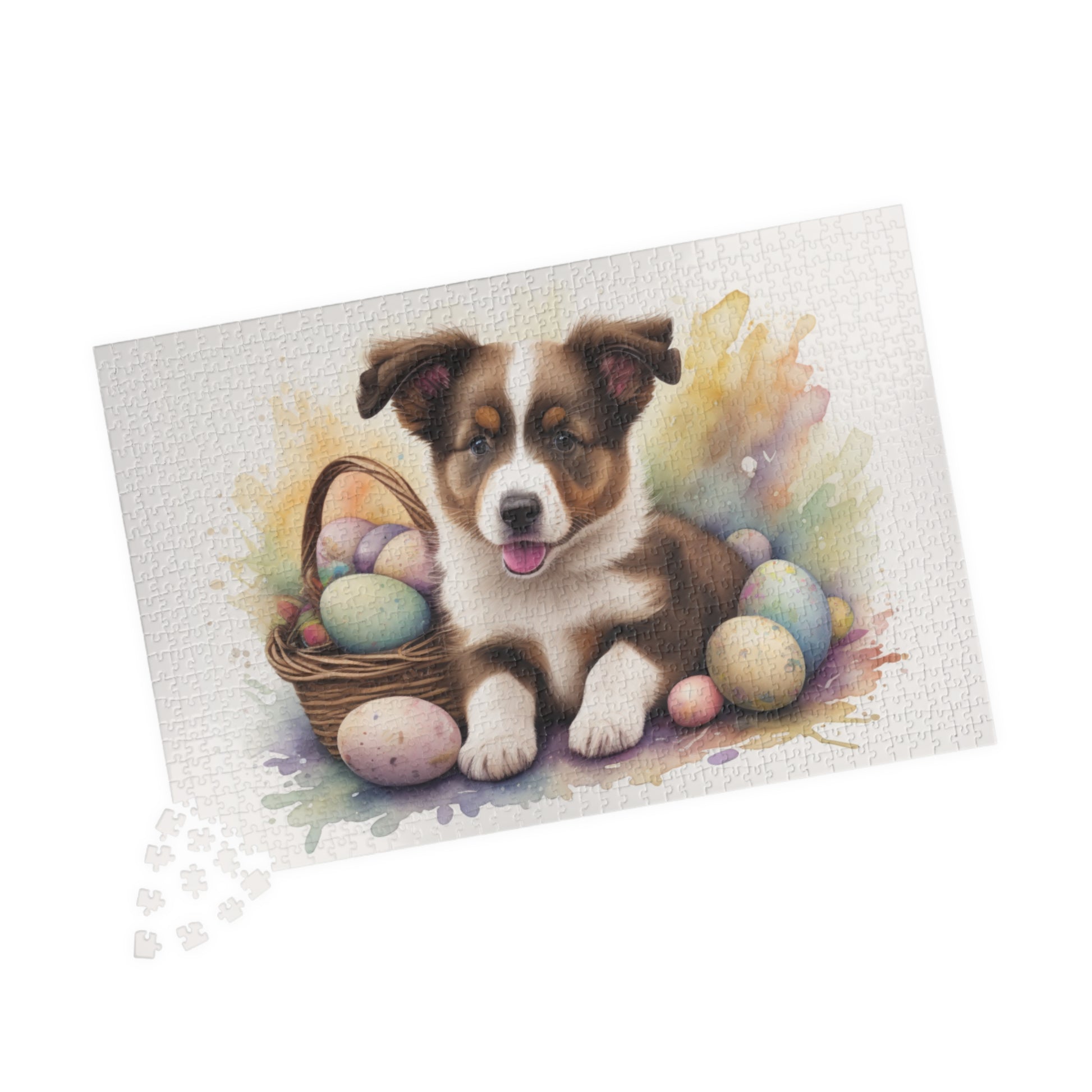 Border Collie - Hoppy Paws Easter Delight Mental Health Puzzle