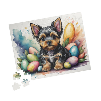 Yorkshire Terrier - Hoppy Paws Easter Delight Mental Health Puzzle