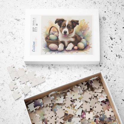 Border Collie - Hoppy Paws Easter Delight Mental Health Puzzle