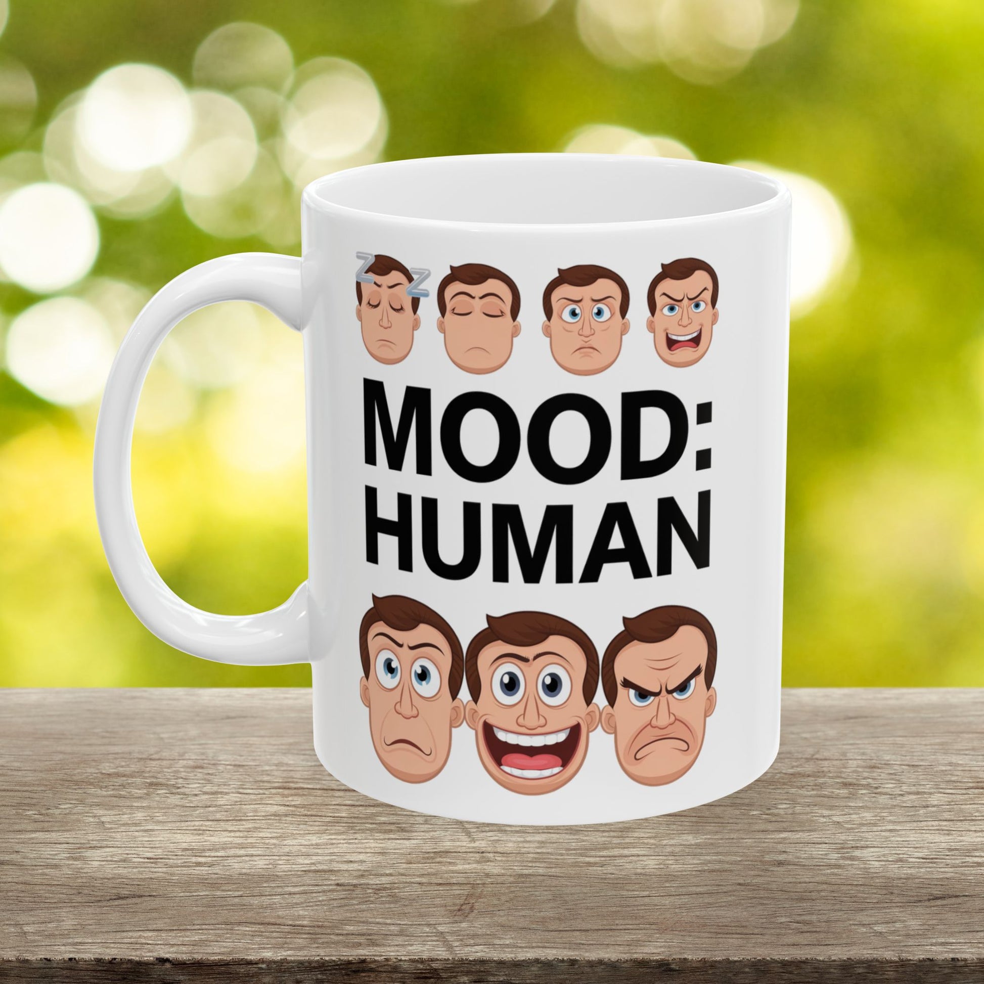 Mood: Human  - Ceramic Mug, (11oz, 15oz)