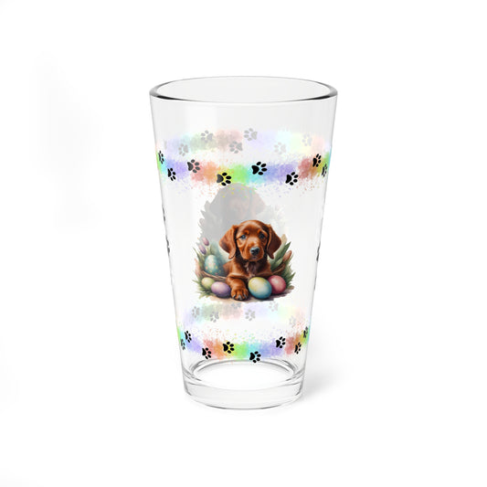 Irish Setter - Pawsitively Joyful Easter Puppy - Pint Glass, 16oz