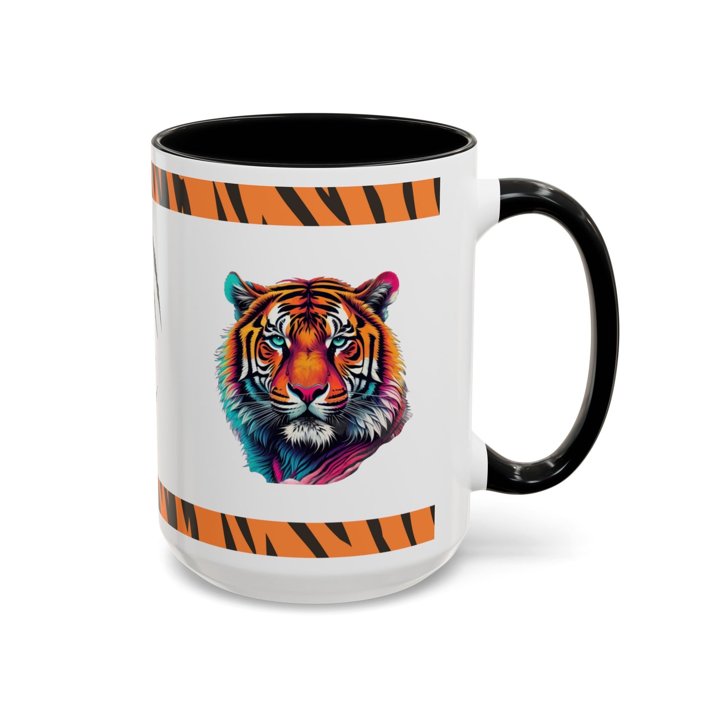 Roar to Renewal: Tiger Accent Coffee Mug (11, 15oz)