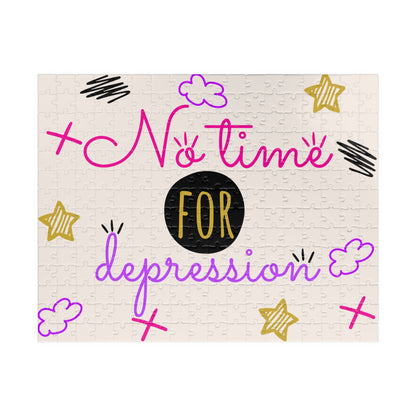 No Time For Depression - Doodles - Puzzle